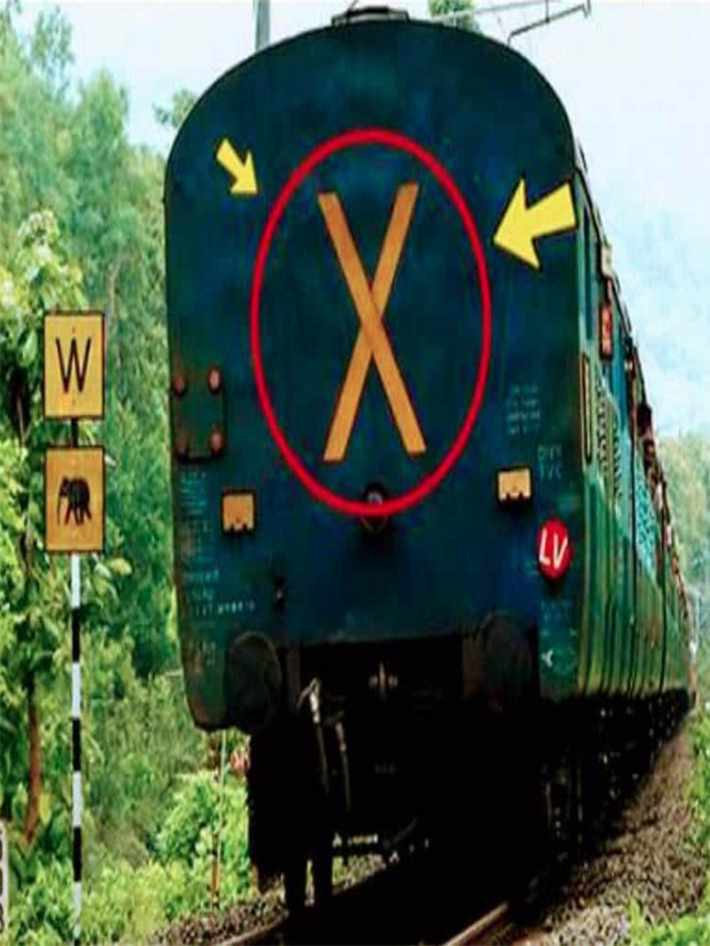 Why is 'X' Mark Written on the Back of a Train