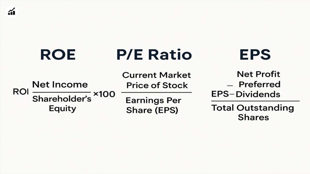 ROE, PE Ratio, और EPS